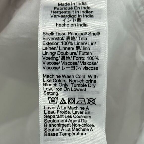 NWT J. Crew Petite capitaine shirtdress in linen - Picture 10 of 12